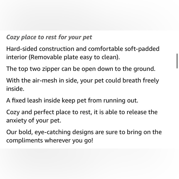 Luxurious Pet Carrier - Picture 9 of 11